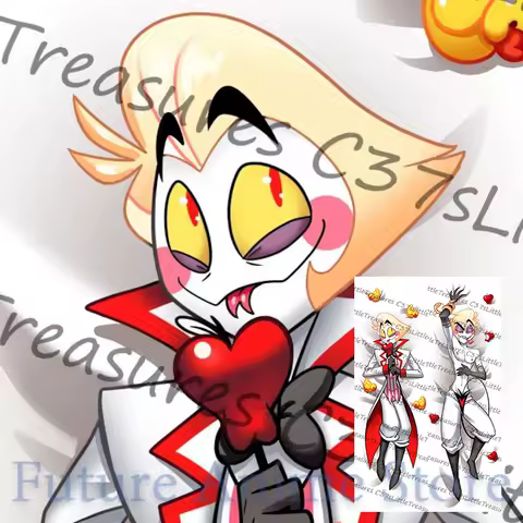 Dakimakura Lucifer Anime 2WAY Double sided Print Life size Body Pillow Cover Pillowcase