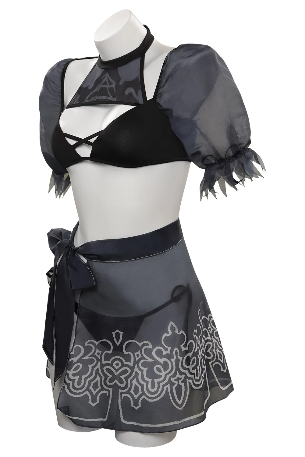 YoRHa 2B Cosplay Swimsuit Women Costume Anime Game NieR No.2 Type B Roleplay Fantasia Outfits Halloween Party Cloth Role Playing