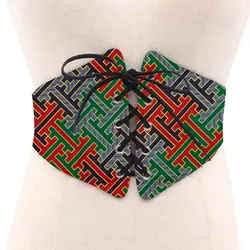 2024 African Print Waist Corset Belt For Women Gift Handmade Waist Belt Ladies Cummerbund Belts Ankara Handmade Jewelry SP039