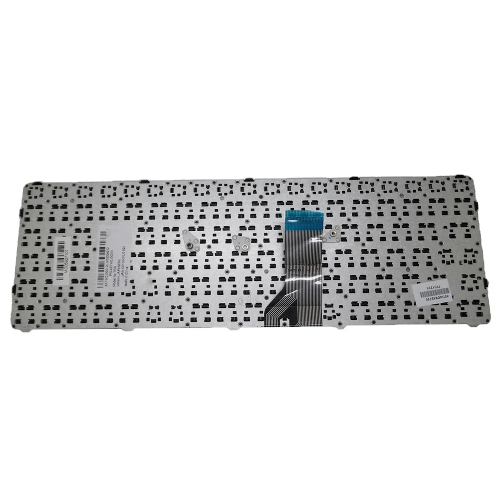 كمبيوتر محمول RU الولايات المتحدة لوحة المفاتيح ل Quanta TWD TWS MP-12K73US-920 AETWDU00010 الإنجليزية روسيا الأسود مع إطار فضي جديد