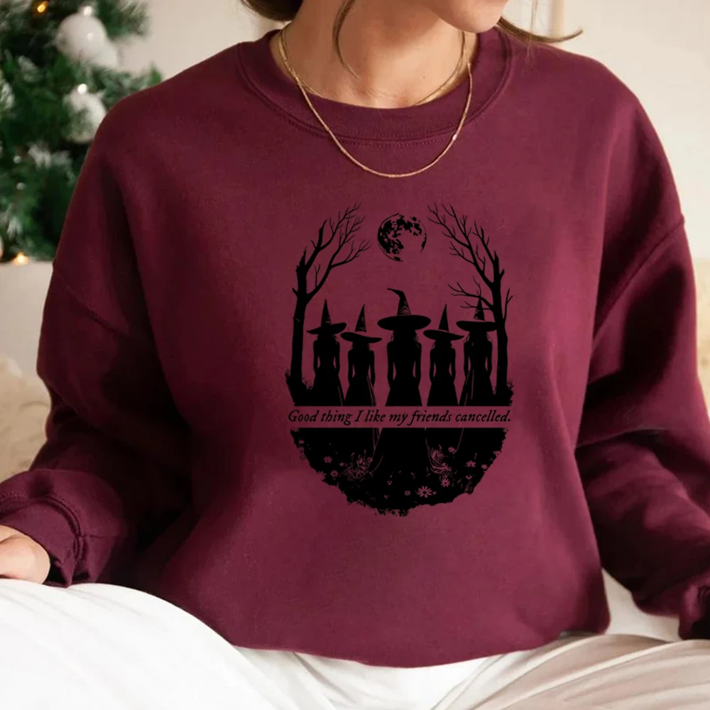 

Толстовка «I Like My Friends с отменой ведьмы», свитер ведьмы, толстовка с текстом танцовщицы, феминистский пуловер, музыкальные толстовки унисекс