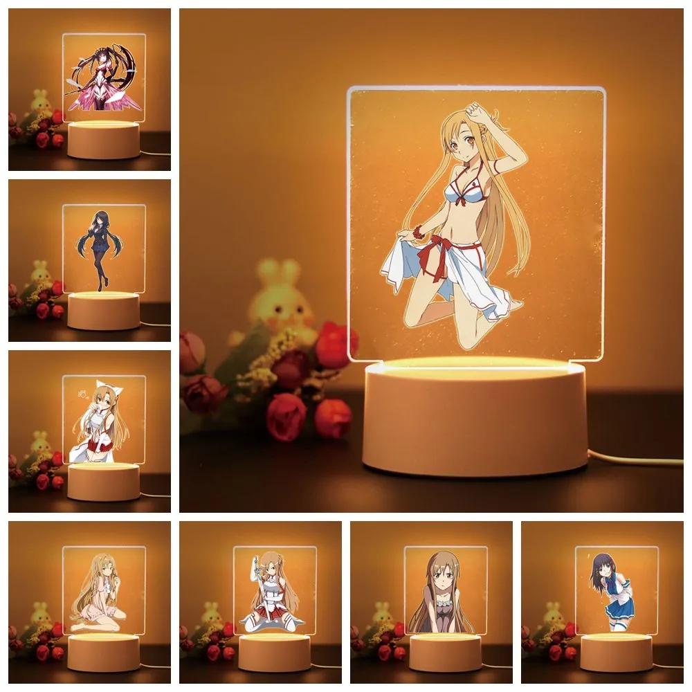 1 pc Anime characters Kids Night Light Birthday Christmas Gifts For Kids Toys