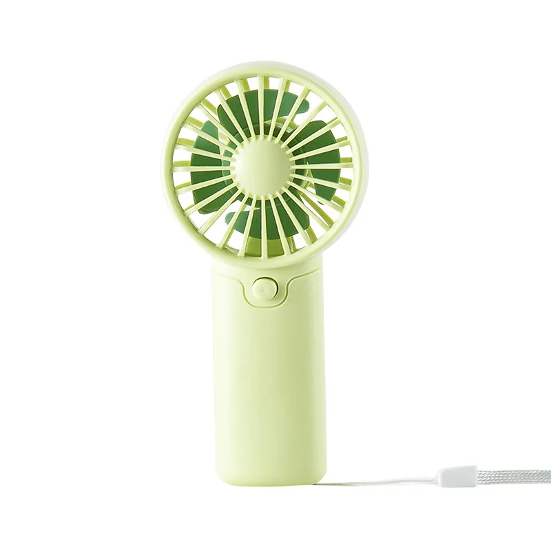 Handheld mini fan, dry battery powered, strong wind power, student outdoor portable small electric fan