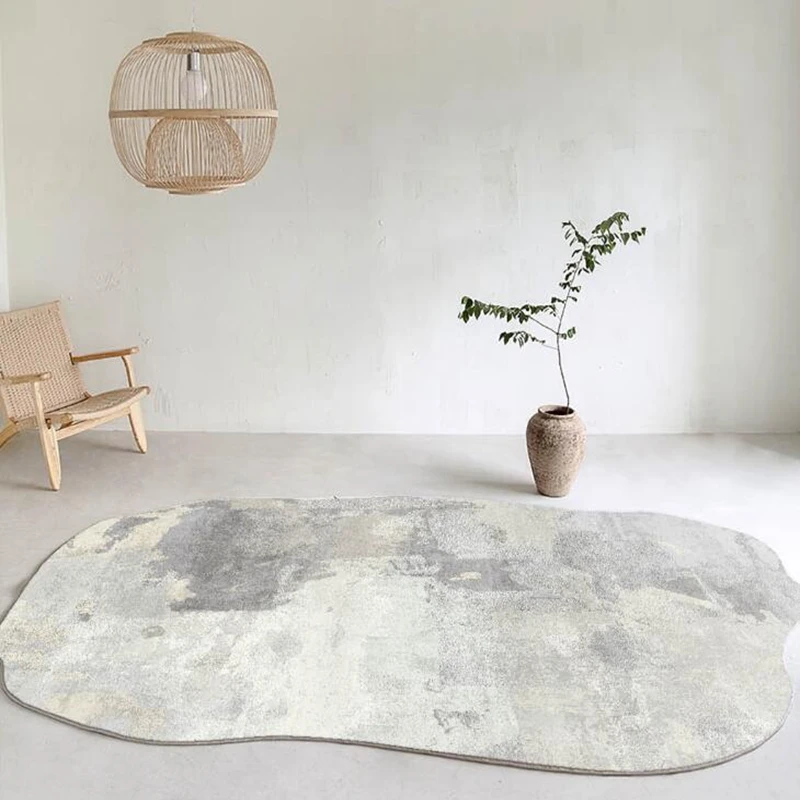 Irregular Oval alfombra Japanese Modern Living Room Carpet decoration chambre Rug for Bedroom Nordic Large tapis salon Mats