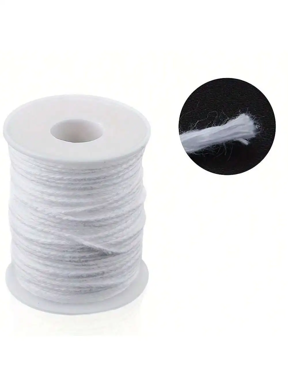 A 2401.57-Inch Smokeless Wick, Suitable for Oil Lamps, DIY Handmade Candle Wicks, Easy to Burn, Candle Making Supplies, Art and