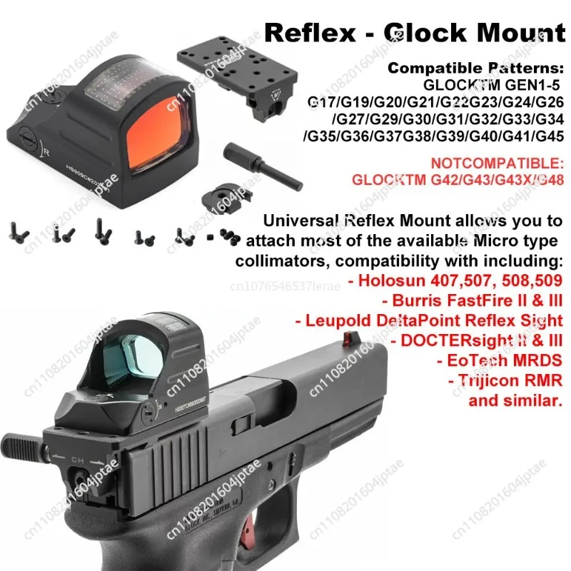 For ​​Solar Powered Metal Red Dot Scope - Exoskeleton Multi-Function Mount for 20mm Mini Slingshot Observation Model
