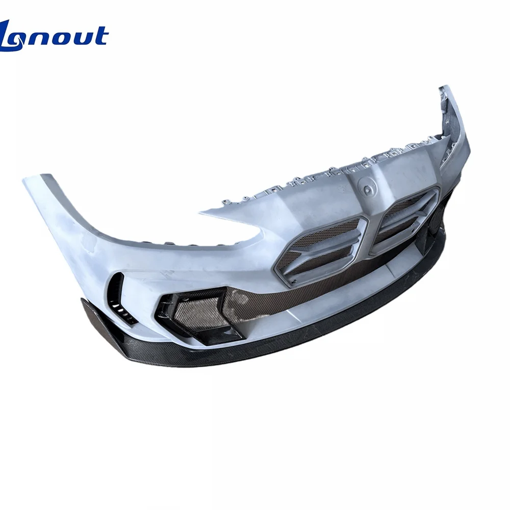 Cost-effective AD Style Partial Carbon Dry Carbon Fiber Front Bumper for G80 G82 G83 M3 M4 Modification