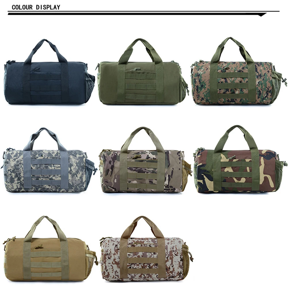 Outdoor Sports Camouflage Backpack Tactical Molle Duffle Bag Men Military Hiking Cycling Climbing Camping Waterproof Rucksack