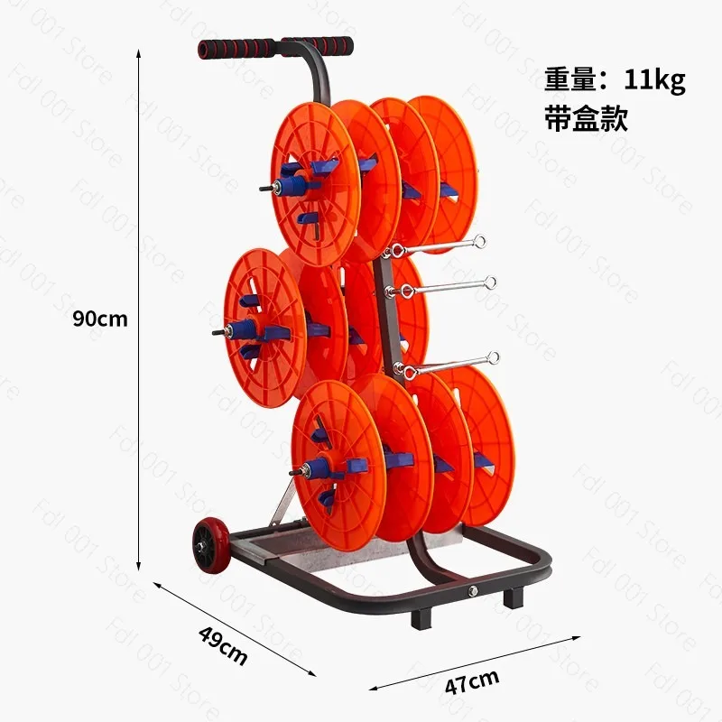 Wire Pay-off Stand Dispenser Reel Electrician Home Wiring Portable Wire Unwinder Tool