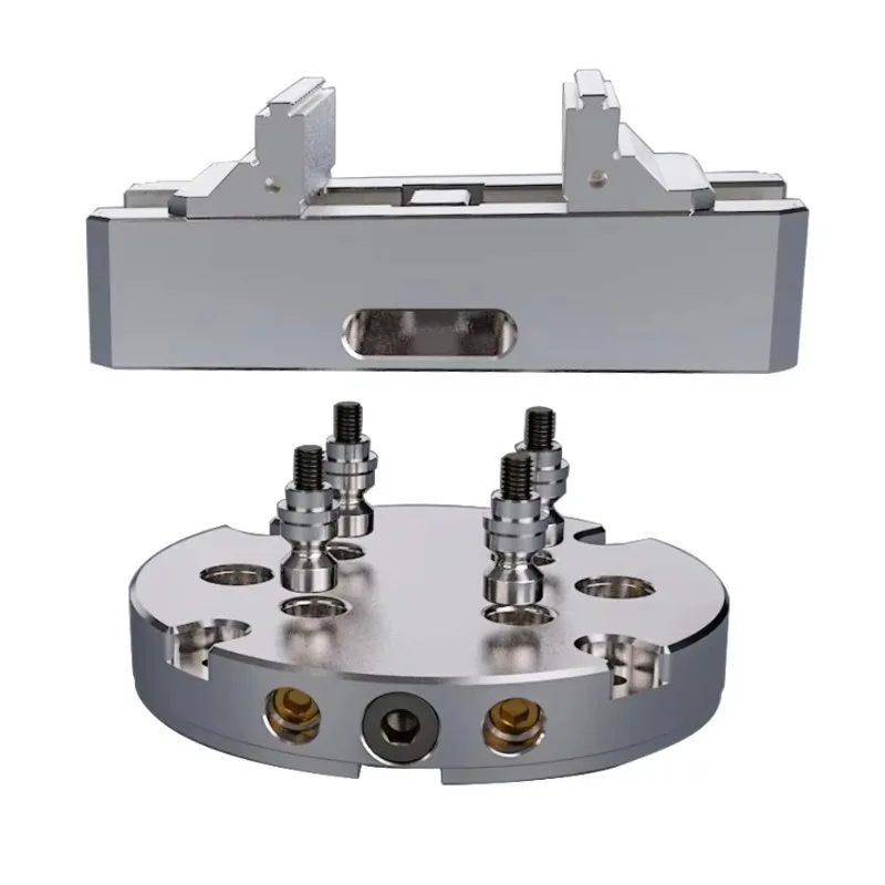

A-ONE Manual Self-Centering Vise with Makro Grip 5 Axis CNC Milling EDM Machining Centric Clamping for Machine Tool