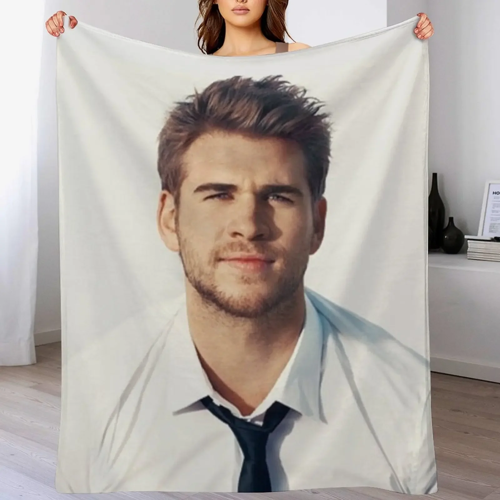 

Liam Hemsworth Throw Blanket Decorative Throw funny gift Sleeping Bag Blankets