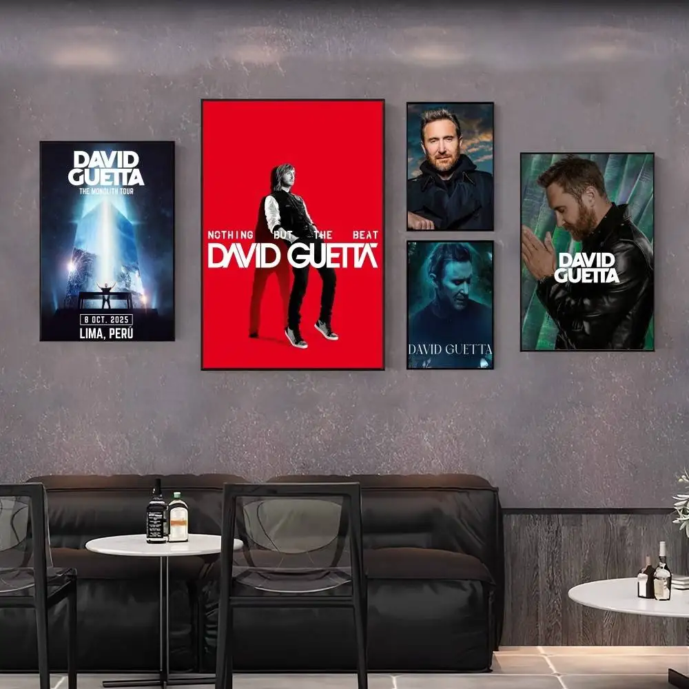 Singer D-DAvID-D G-GuETtA-A Poster Surprise Home Decoration Picture Wall Art for Study Living Room Decor