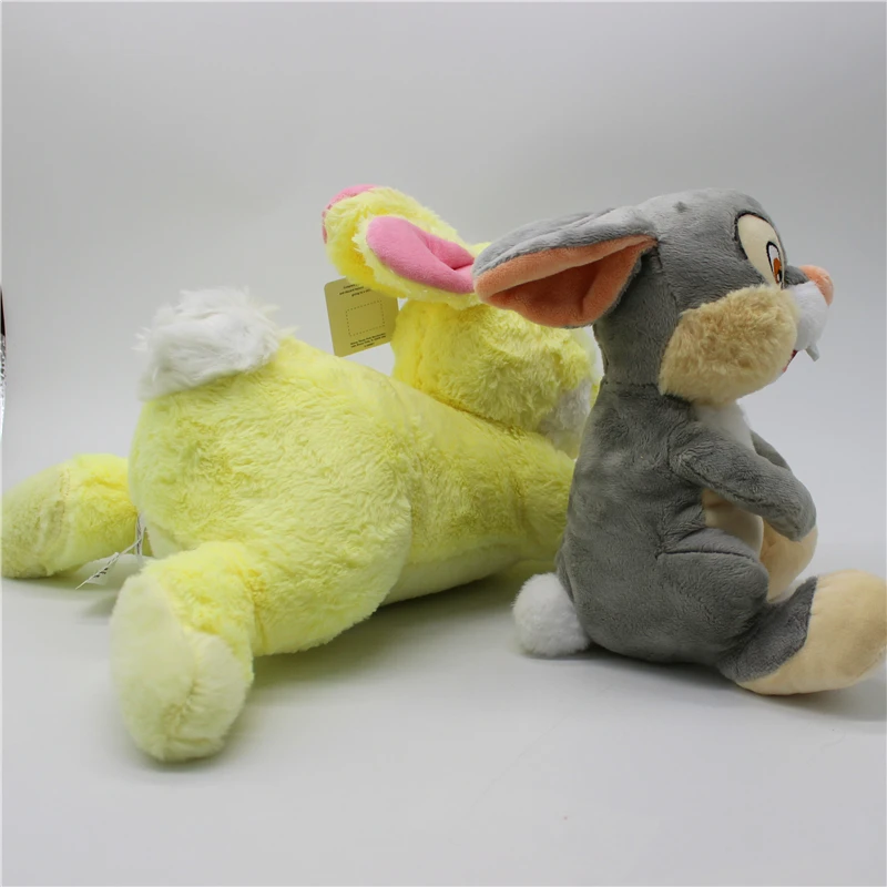 1piece Original Disney Movie Bambi Miss Bunny rabbit Thumper Rabbit Cartoon Plush Toy animal Dolls High Quality Gift For kids