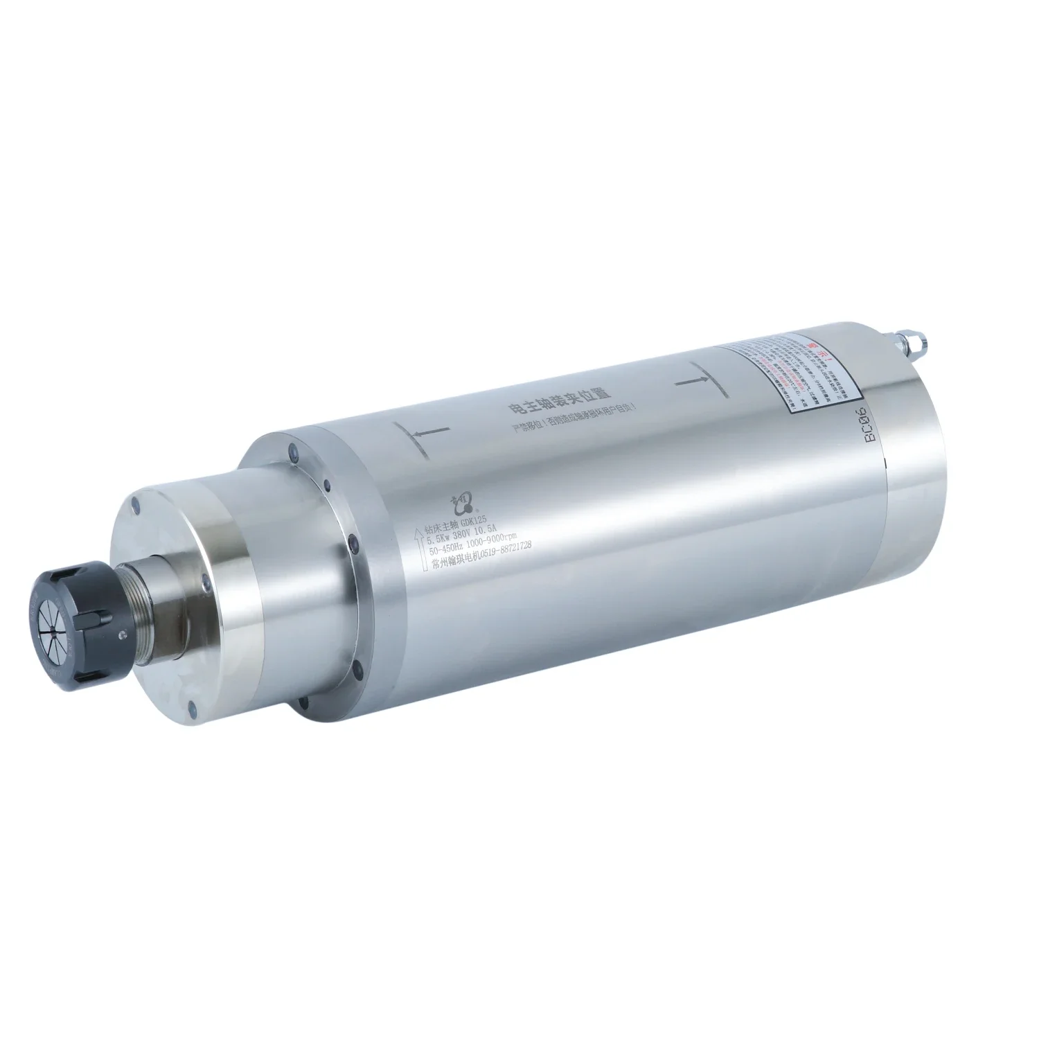 

GDK125-9Z/5.5 Low Speed High Torque Drilling Spindle Motor for Hole Drilling Spindle Motor