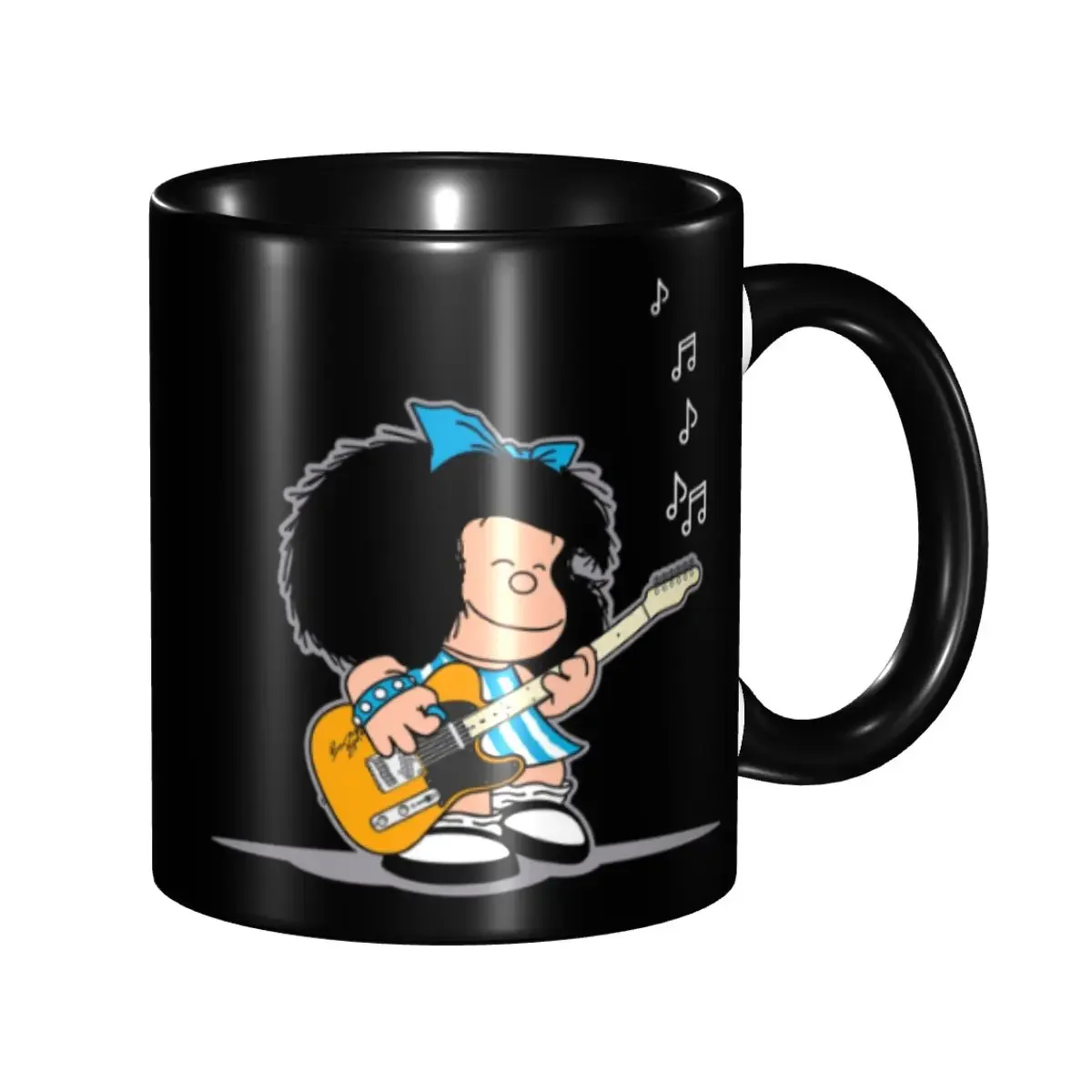 Mafalda Quino Comics Coffee Mugs DIY Personalized Classic Cartoon Manga Ceramic Tea Milk Mug Cup