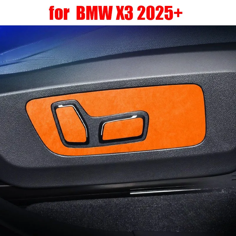 

Fit for BMW X3 G48 G45 2025 2026 SuedeSeat Adjustment Panel Mat Made of Alcantara Suede Ultra Thin Sticker