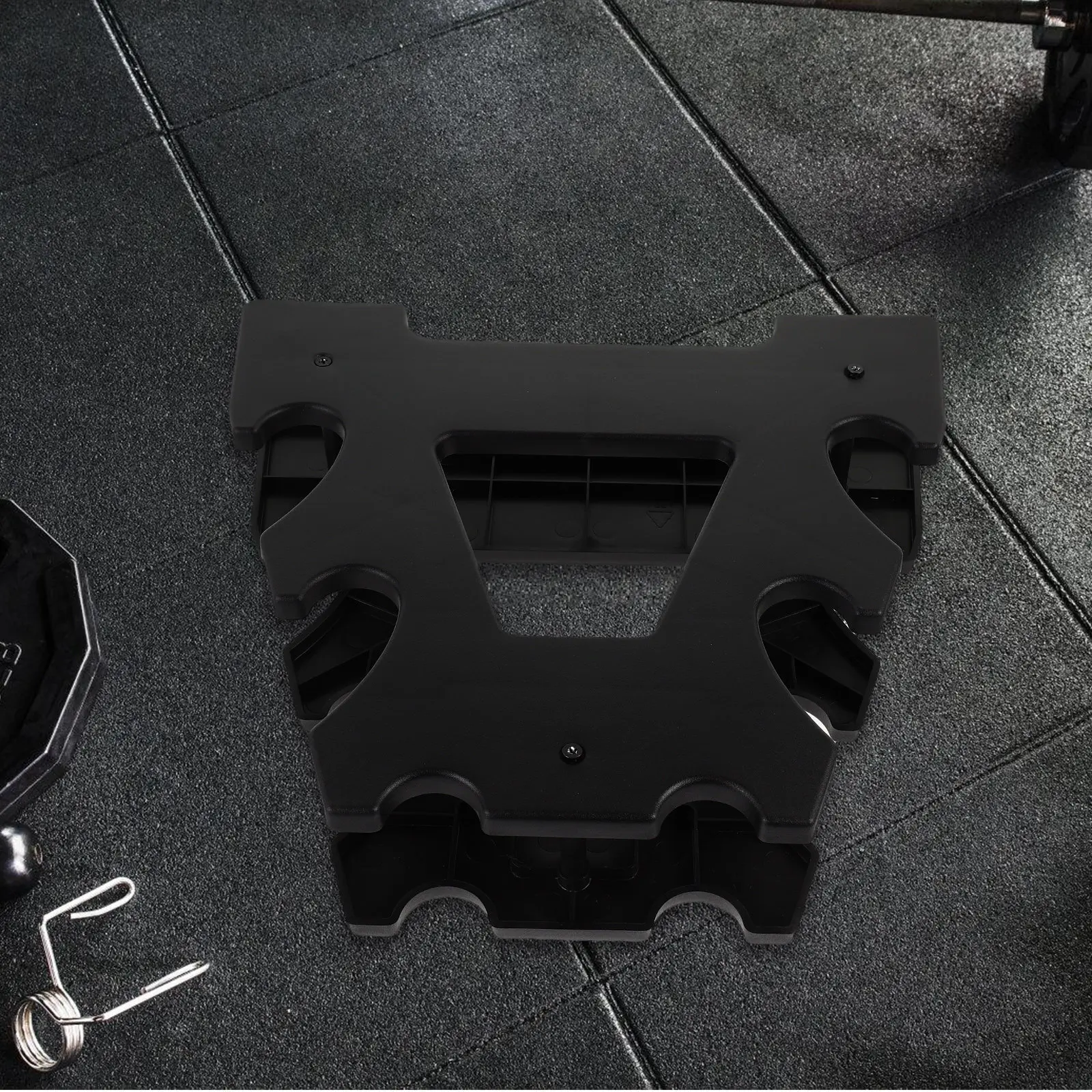 

Многофункциональная стойка-органайзер для гантелей для домашних тренировок, сверхпрочная, с элегантным дизайном