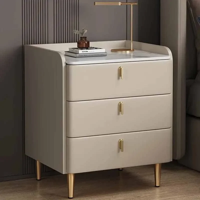 Bedroom Modern Nightstand Storage Nordic Minimalist Mobile Bedside Cupboard Luxury Floor Armarios De Dormitorio Home Furniture