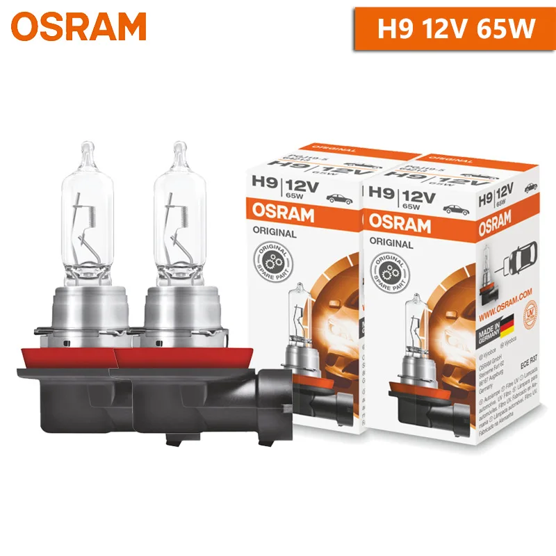 OSRAM 2 stuks H4 H7 H11 H8 Auto Halogeen Koplampen H9 H16 HB3 HB4 Witte Lampen Mistlampen Origineel Grootlicht Dimlicht Gemaakt in Duitsland, Paar