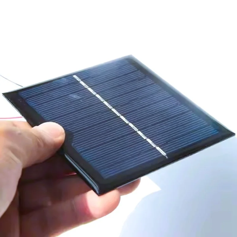 Factory Price 200PCS 5.5V Mini Solar Panels 1W Square Solar Cell 95*95MM Polycrystalline Silicon Solar Cell for Light and Toys