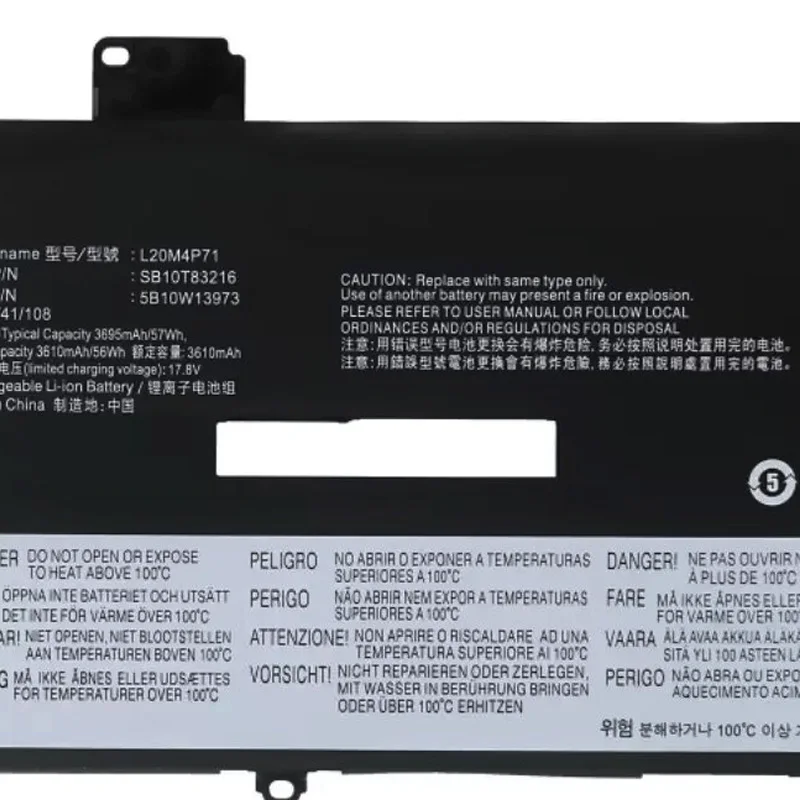 JC high quality L20C4P71 Laptop Battery For Lenovo ThinkPad X1 Carbon Gen 9 10 X1 Yoga 6th 7th Gen 6 7 Series L20D4P71 L20L4P71