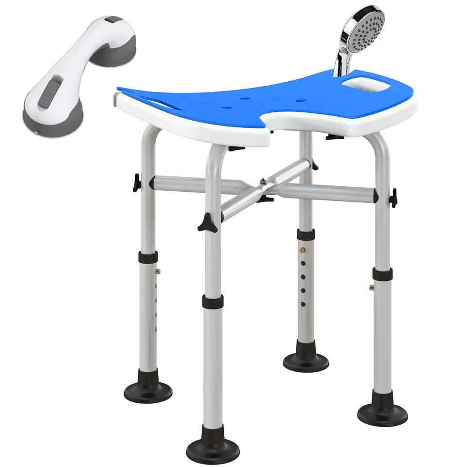 SILLA DE DUCHA ANTIDESLIZANTE HOMCOM