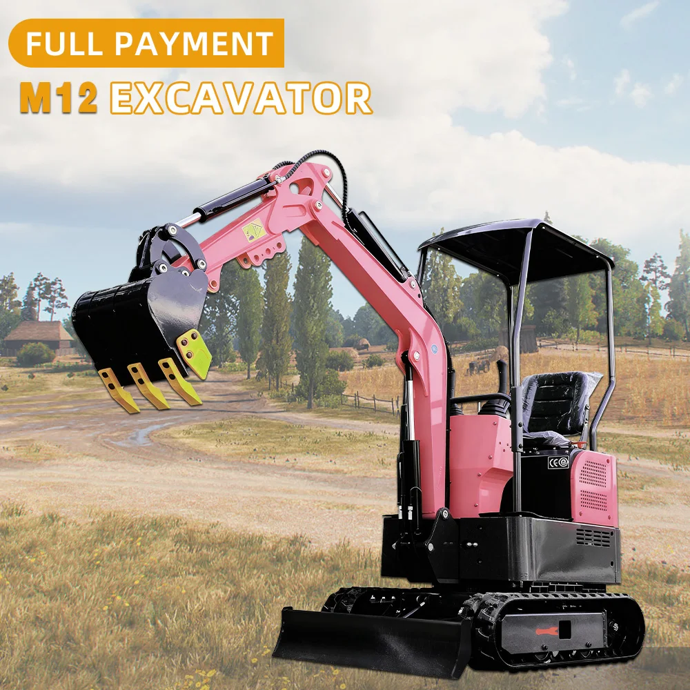 1.2Ton Mini Digger With Attachments Agricultural Mini Excavator With Crawler Ce Epa High Quality Multi Functional Mini Excavator