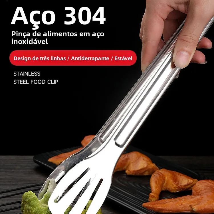 pince-alimentaire-professionnelle-en-acier-inoxydable-304-pour-barbecue-cuisine-pain-steak-usage-domestique-anti-brulure