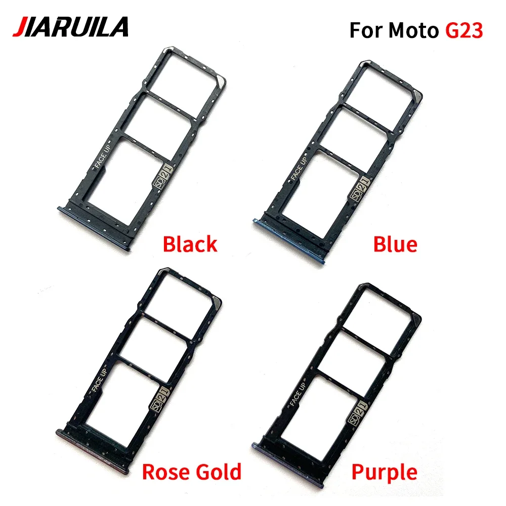 Para Motorola Moto E13 E14 E15 E6i G15: Bandeja de Cartão SIM, Slot para Chip, Suporte, Adaptador, Acessórios e Peças