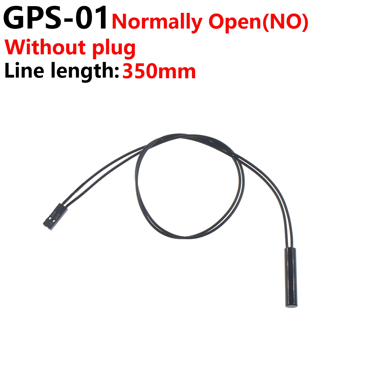 GPS-01/23/30 Rietbuisdraadlengte 350Mm Normaal Open/Normaal Gesloten Nabijheidsschakelaar Kleine Magnetische Schakelaar Plastic Bandkabel
