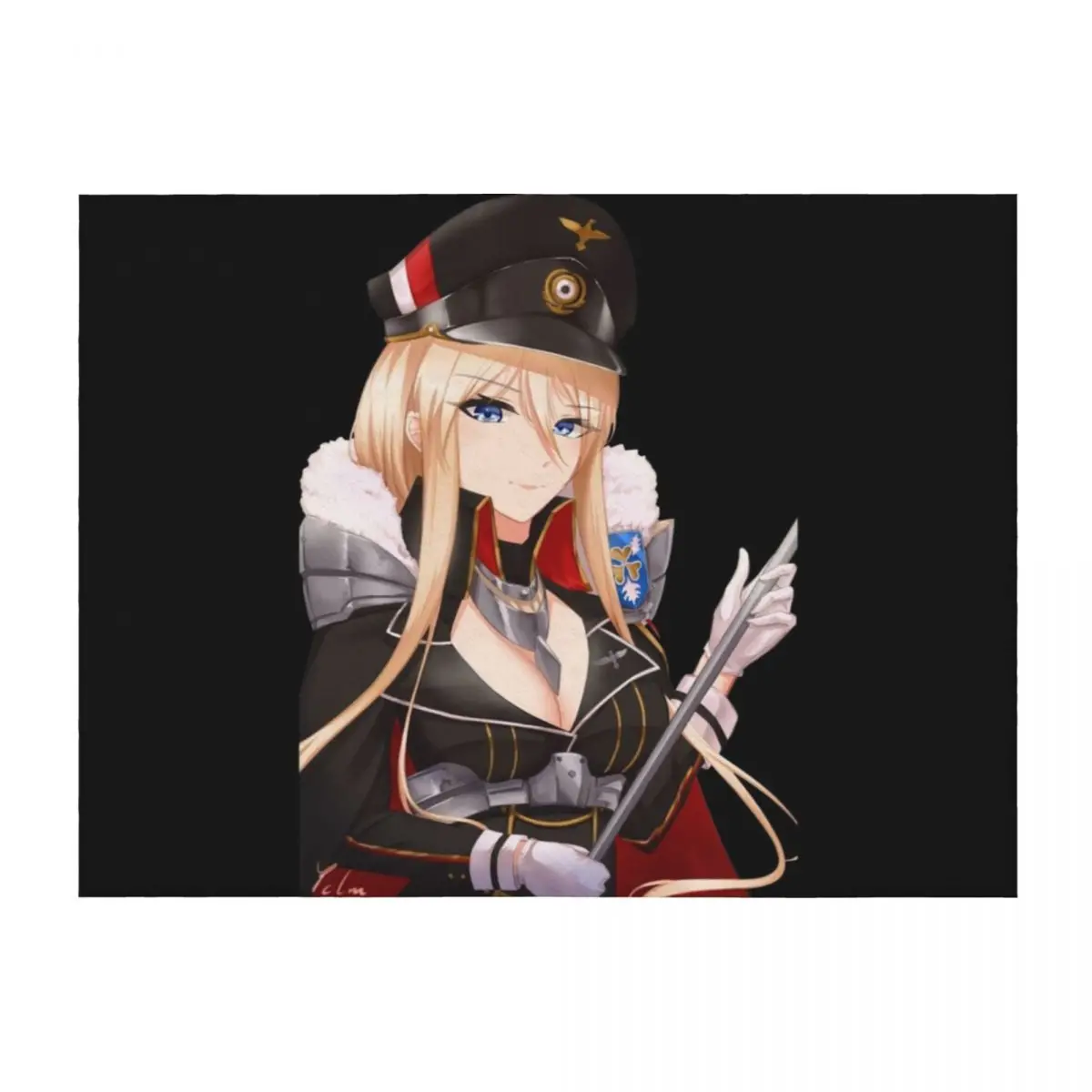 

Azur Lane - Bismarck Throw Blanket Flannels sofa bed for babies anime Blankets