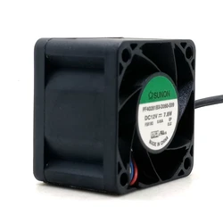 pf40281bx-d060-s99 For Sunon 4028 40X40X28mm DC 12V high speed fan 4cm chassis power PWM fan 17600RPM 24.9CFM