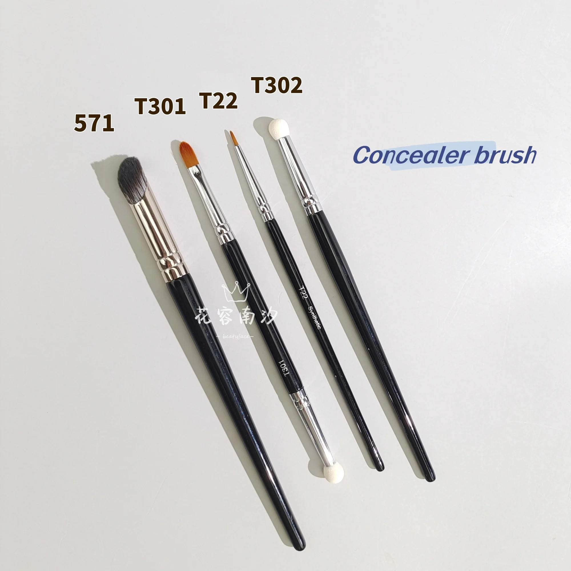 T301 double head concealer sponge tip eye concealer T22 fine lacrimal groove brush