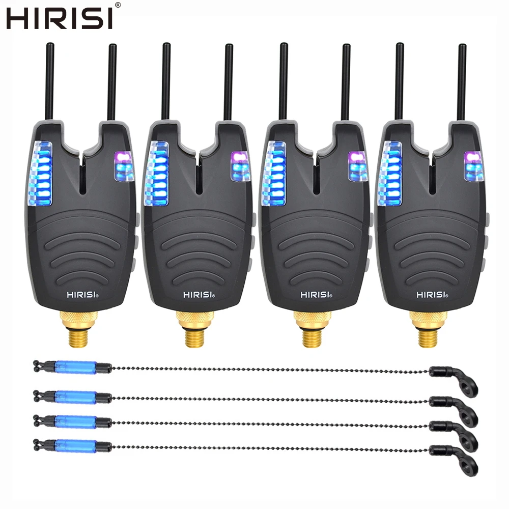 

Hirisi Carp Fish Bite Alarm with Snag Bar and Swinger Set Bite Indicator Fishing Tools and Equipment