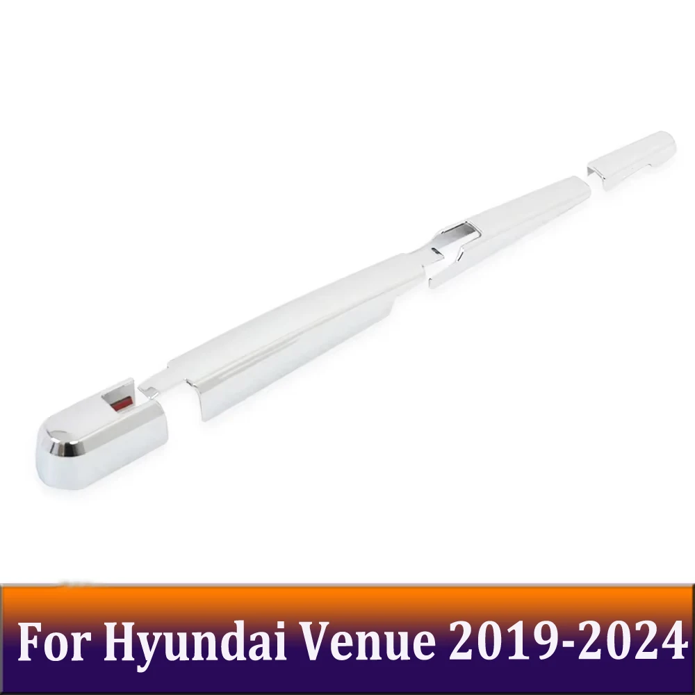 Car Accessories Rear Window Wipers Cover Trims Car Tail Wiper Strip Accessories For Hyundai Venue 2019 2020 2021 2022 2023 2024