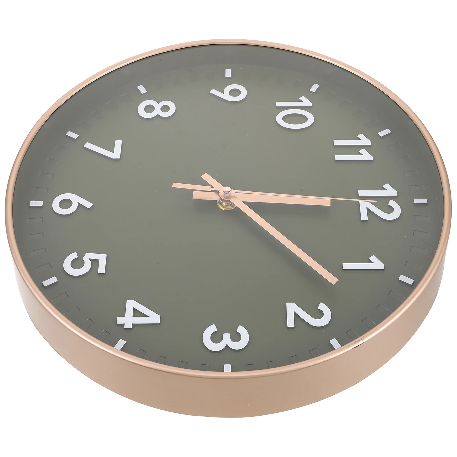 

Modern Minimalist Wall Clock Silent Operation 3D Number Powered for Living Room Bedroom Decorative Home