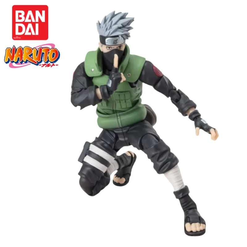 En Stock Original Bandai Naruto S H Figuarts Hatake Kakashi Hatake Kakashi Anime mercancía figura de acción estatuilla 100% genuino