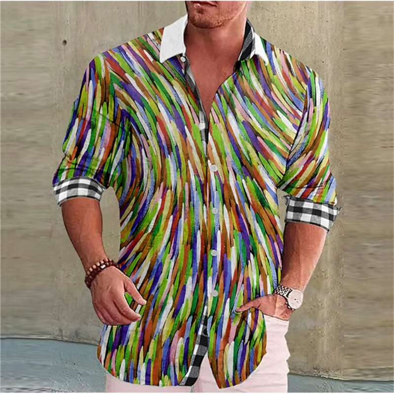 

Men's casual collar button up shirt top, fashionable autumn and winter new style, soft and comfortable men's shirt top