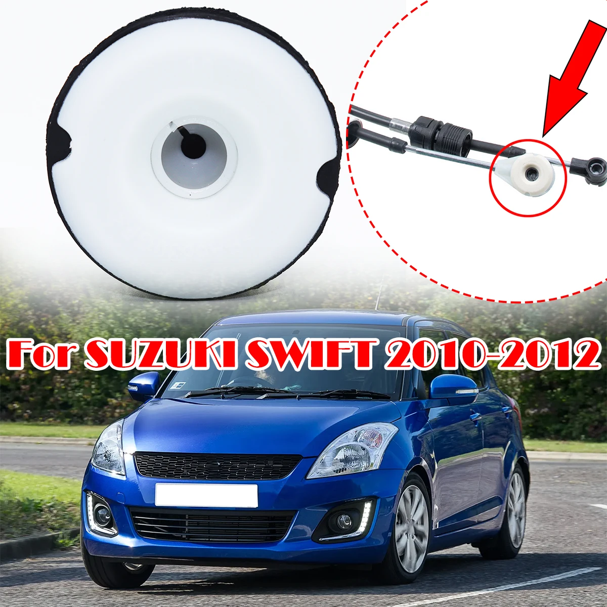 

Gear Change Lever Cable Linkage End Bushing Connector Repair Kit For SUZUKI SWIFT 2010-2012 Manual Gearbox Shfting Parts Car