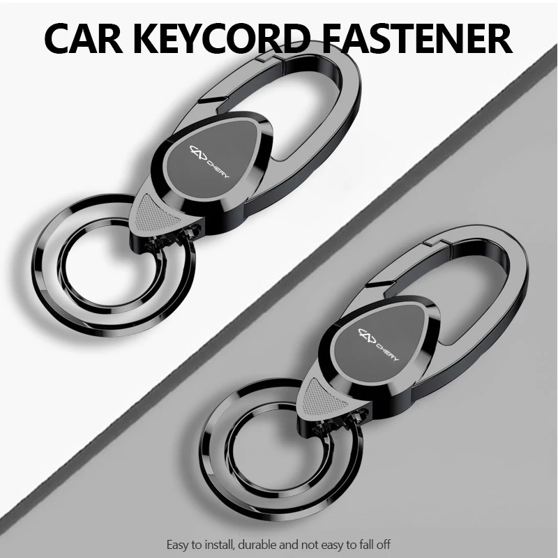 Premium Car Styling Key Chain Alloy Keyring Decor Accessories For Chery Exeed TXL TX VX LX 2021-2025