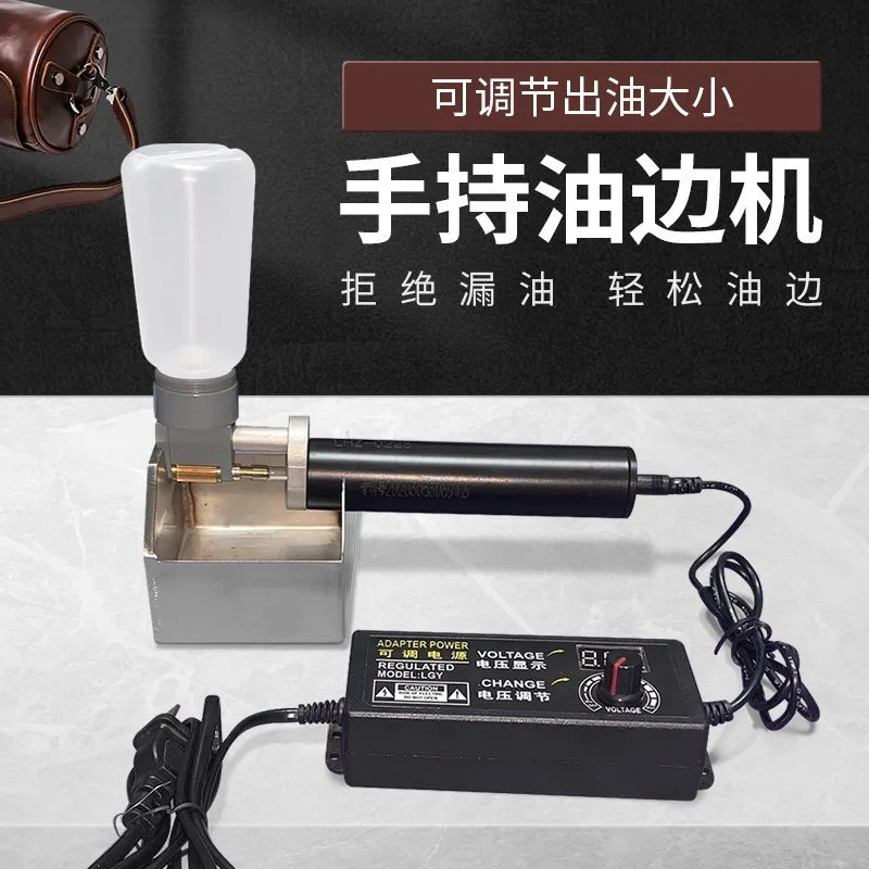 Manual & Electric Edge Inking Machine - Precision Coater for Leather Craft & Saddle Making