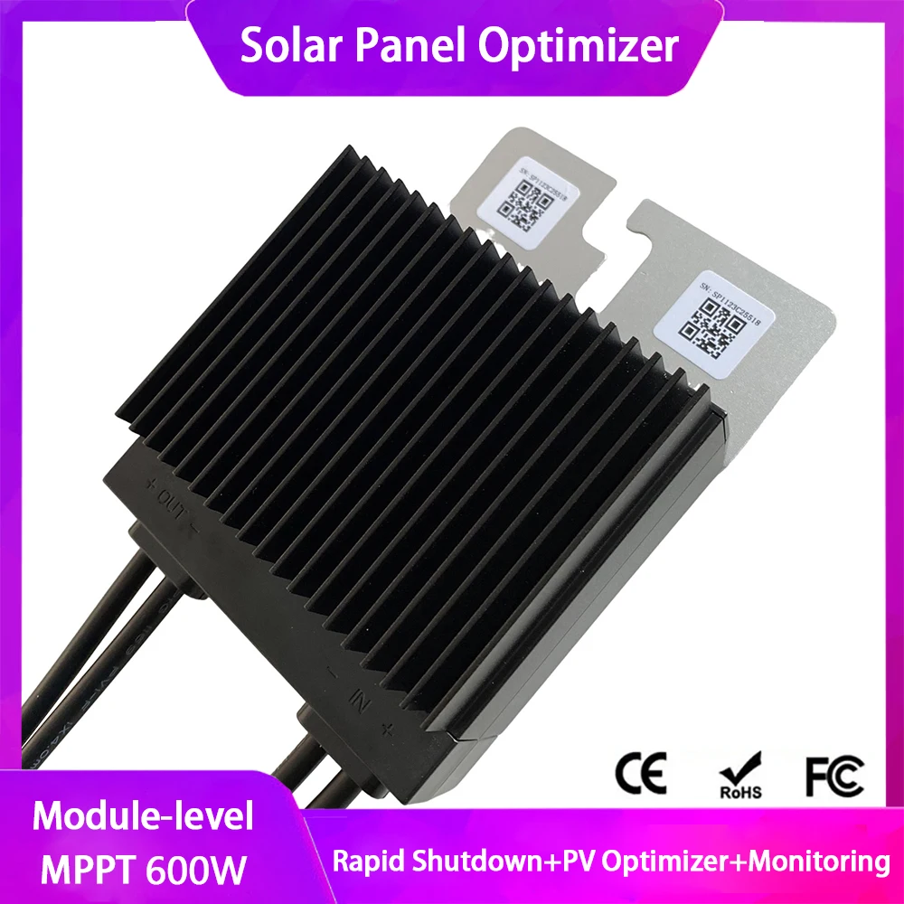 

PV Optimizer solar power optimizer MPPT, солнечный модуль, оптимизатор 600 Вт, 15 А, 70 в, входная PV мощность, оптимизатор, контроль защиты от перенапряжения, защита от перегрева