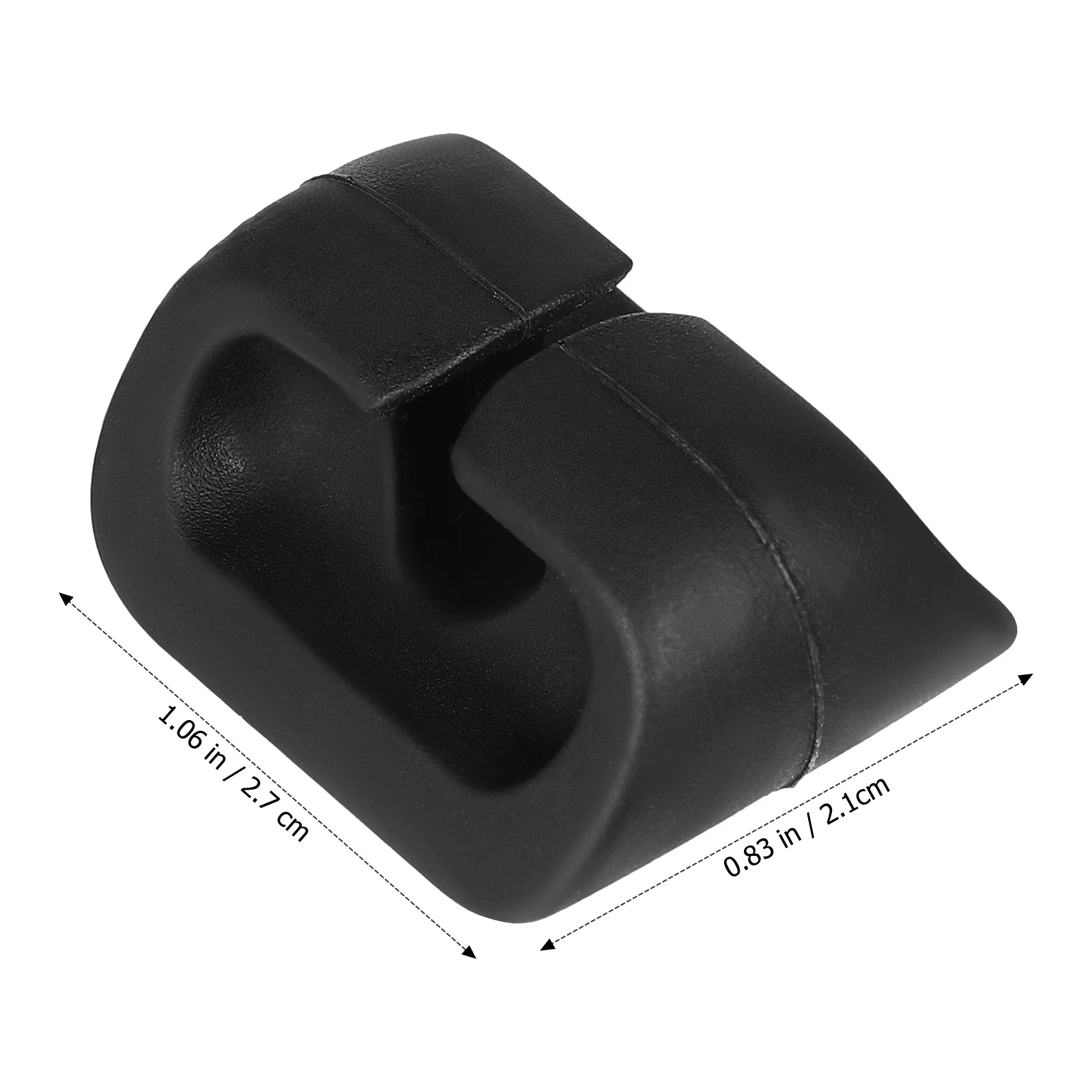 Clips organizadores de cables, soportes de cables adhesivos fijos para escritorio, soporte de Cable de carga de teléfono USB, gestión de cables, 12 Uds.