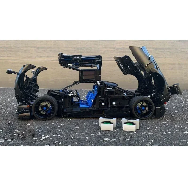 2023 Nuovo Super Custom Paga Sports Car MOC-142670 Paga Sports Car 4706 Ricambi Auto: 8 Building Block Modello Bambini Compleanno Toygift