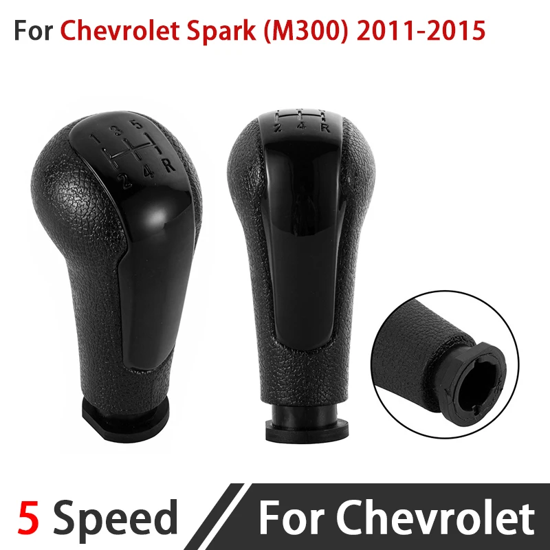 

5 Speed Car Manual Gear Shift Shifter Knob Handle Stick Head Replacement Fits For Chevrolet Spark M300 2011-2015 ﻿