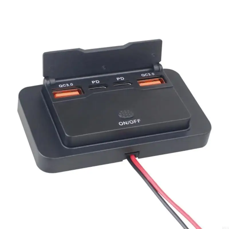 High Efficiency 78W USB C Quick Socket USB Outlet for Automotive Use