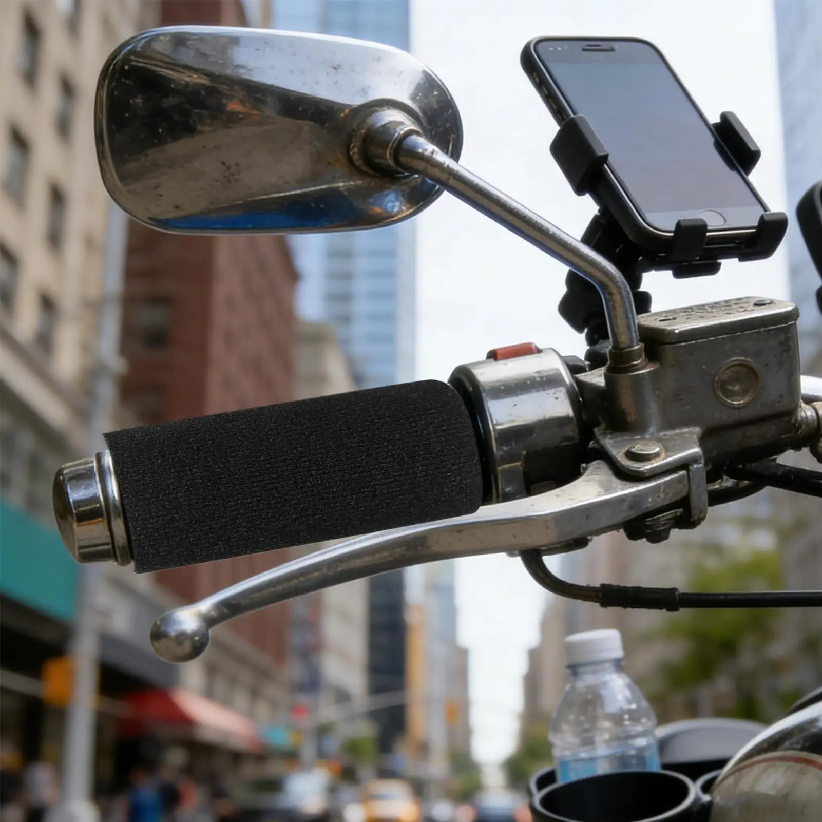 

Heated Motorcycle Grip Cover Motorbike Warming Supplies Warm Scooter Handlebar Wraps For Adults Men Women Cyclists Riders Cold