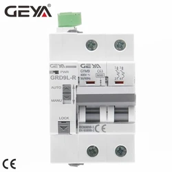 GEYA Din Rail GYM9 2P MCB with Autoreclose Device Automatic Reset Circuit Breaker Smart Home MCB Auto Recloser