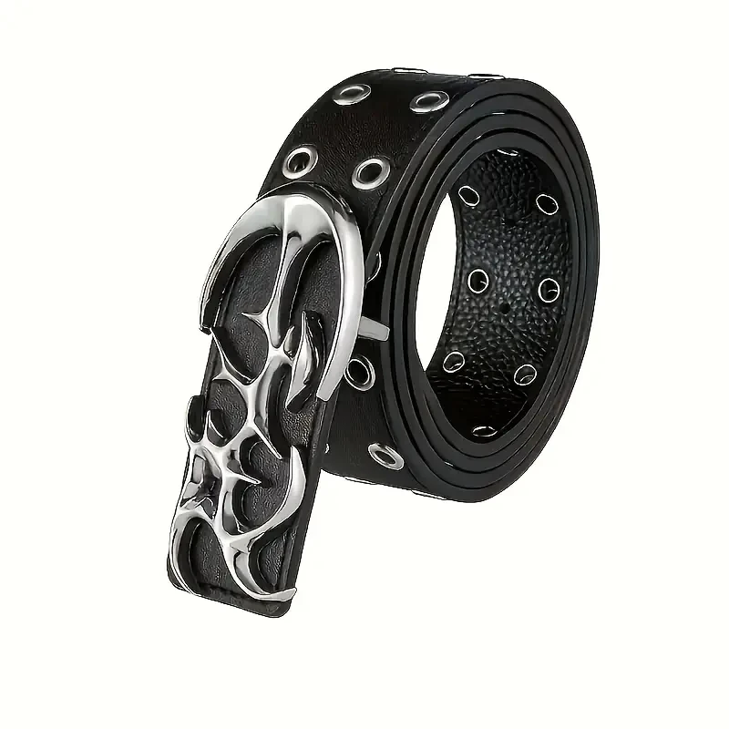 Neuer stilvoller Y2K-Hohlmode-Punkgürtel, trendiges Accessoire für ideale Geschenke, vielseitig einsetzbar für Jeans, Kleider und Freizeitkleidung, für Männer und Frauen – Detail 1