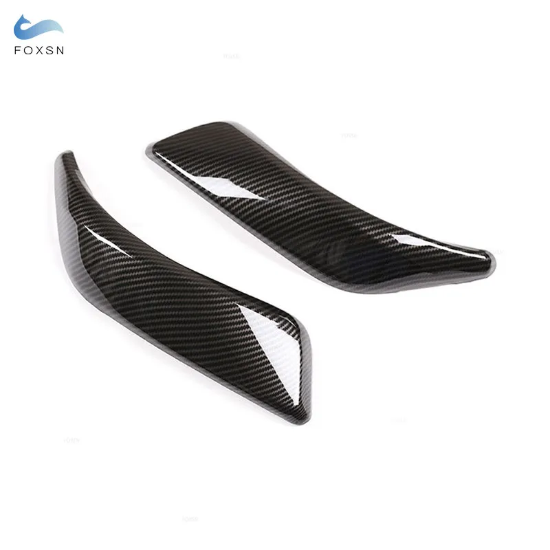 For BMW 1 2 Series F20 F21 F22 F23 2012 - 2017 2pcs Car Interior Door Handle Pull Handles Cover Accessories Carbon Fiber Style